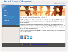 Tablet Screenshot of kpurvischiropractic.com